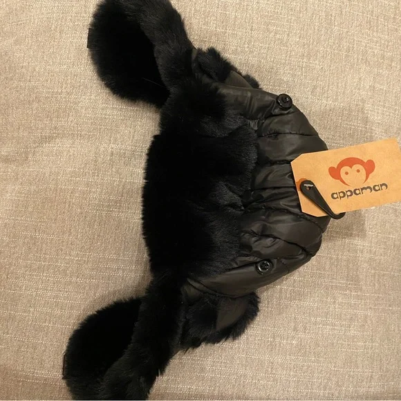 Appaman Black Kids Aviator Hat - Picture 4 of 7